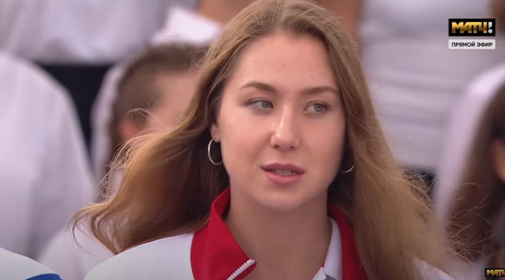 Дарья Устинова стала одной из звезд трансляции "Матч-ТВ"