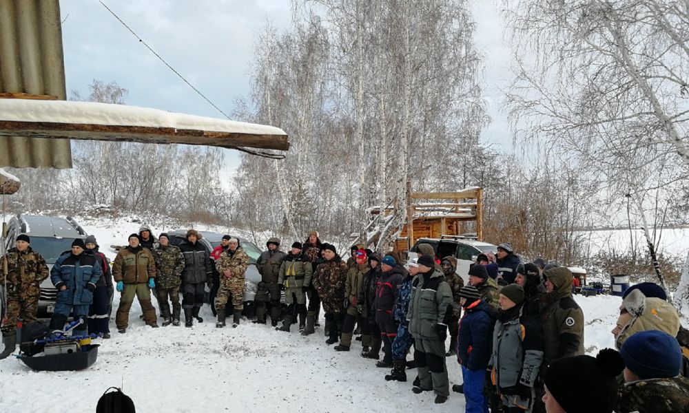 Участники на открытии соревнований