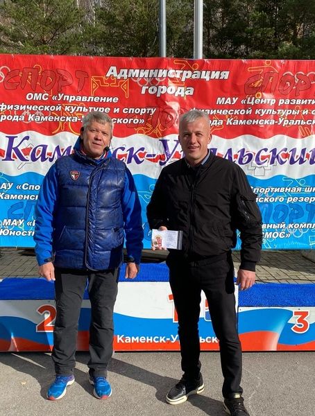 Сергей Казаков и Михаил Таскин после награждения.