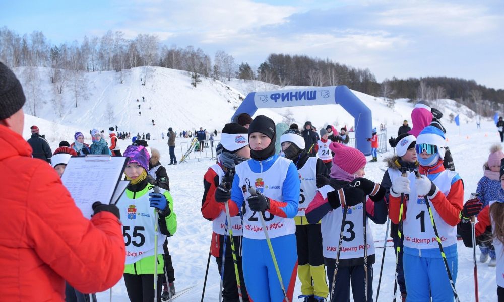 Лыжники показали свое мастерство