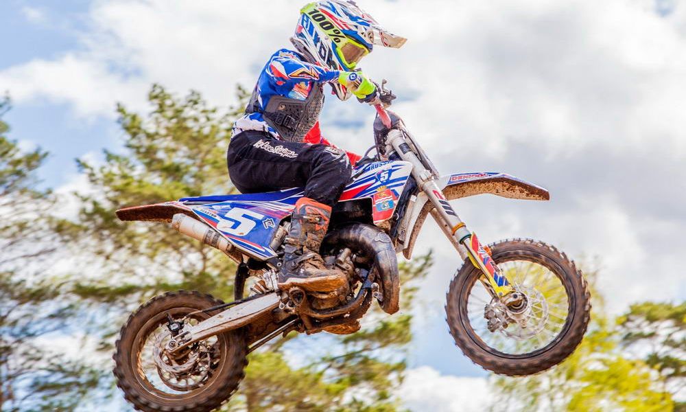 Ярослав Пехотин серебряный призер в классе MX85сс