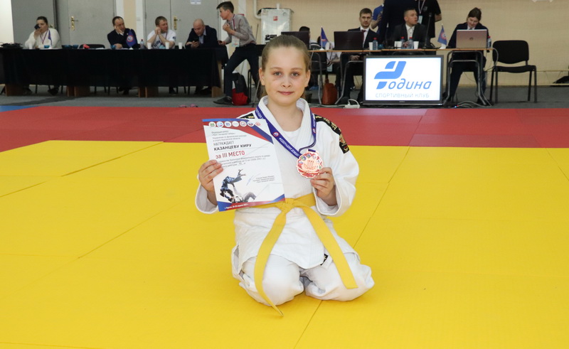 Новая звездочка каменского дзюдо Кира Казанцева