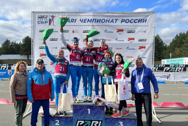Тамара Дербушева (№41) вновь на высшей ступени пьедестала.