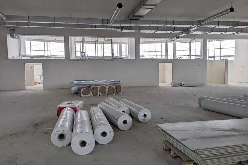Скоро здесь будут заниматься спортсмены.