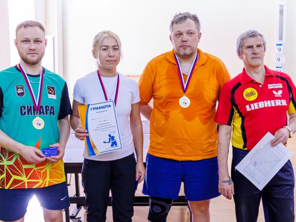 Определили лучших в настольном теннисе